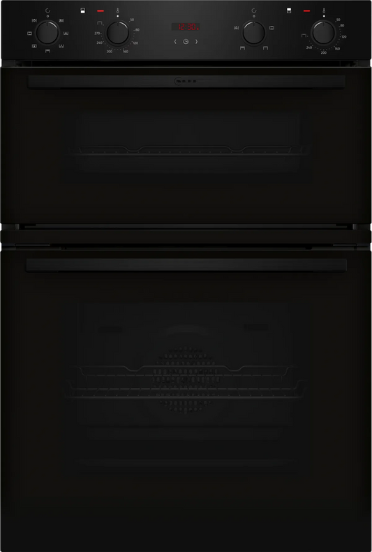 Neff U1DCC0AK3B N30 Built-In Electric Double Oven, Black, A Rated