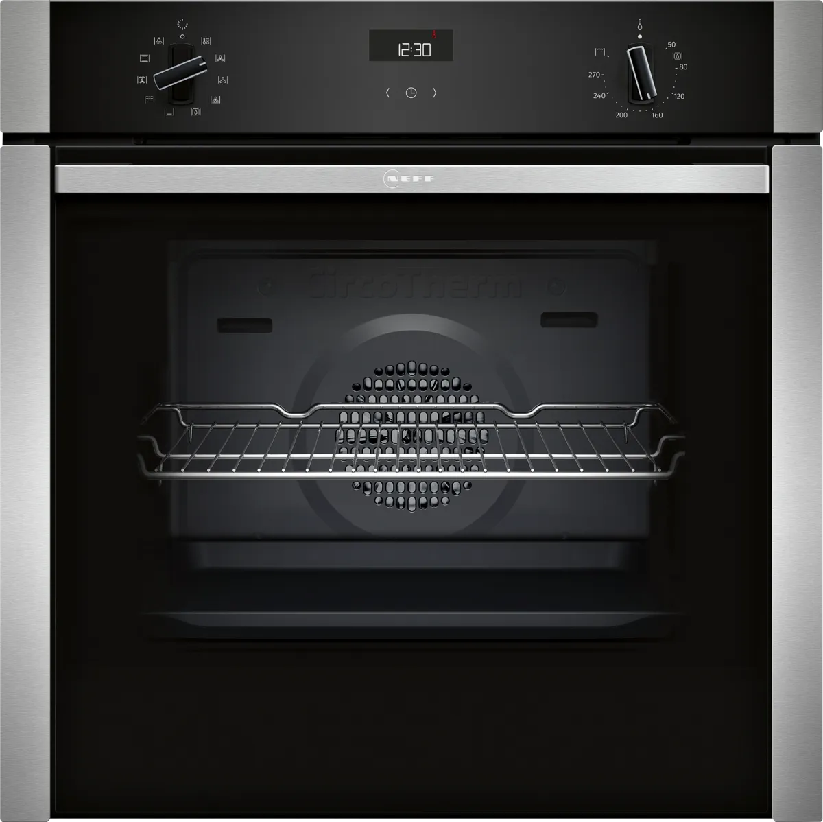 Neff B3ACE4AN3B N50 Built-In Electric Single Oven, Stainless Steel, A+ Rated