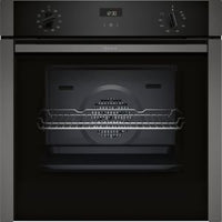 Neff B3ACE4AG3B N50 Built-In Electric Single Oven, Graphite, A+ Rated Slide and Hide