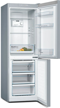 Bosch KGN33NLEBG Series 2 No Frost Fridge Freezer, 70/30, Stainless Steel, E Rated