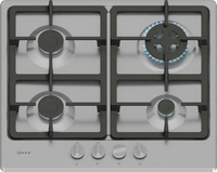 Neff T26GKH8N0 N50 4 Burner Gas Hob, Stainless Steel