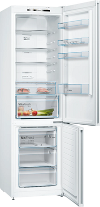 Bosch KGN392WEBG Series 4 Total No Frost Fridge Freezer, 70/30, White, E Rated