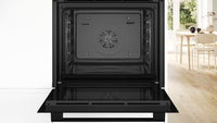 HQA534BB3B, Built-in oven with added steam function