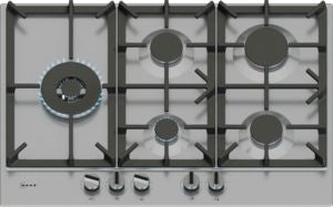 Neff T27CIS8N0 N70 5 Burner Gas Hob, Stainless Steel