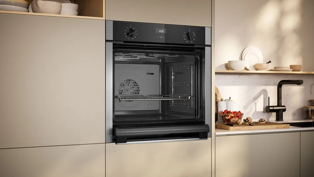 Neff B3ACE4AN3B N50 Built-In Electric Single Oven, Stainless Steel, A+ Rated