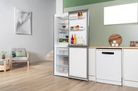 KGN34NLEAG, Free-standing fridge-freezer with freezer at bottom