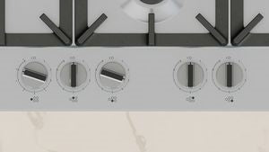 Neff T27CIS8N0 N70 5 Burner Gas Hob, Stainless Steel