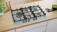 Neff T27CIS8N0 N70 5 Burner Gas Hob, Stainless Steel