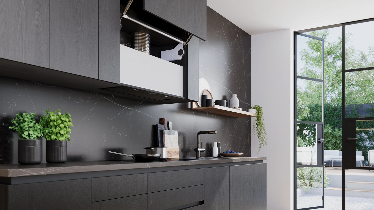 Siemens LB87NAC60B iQ500 Canopy cooker hood 86 cm Black