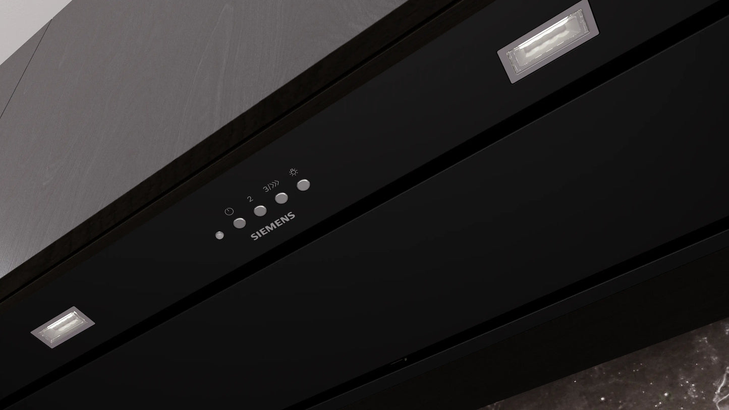 Siemens LB87NAC60B iQ500 Canopy cooker hood 86 cm Black