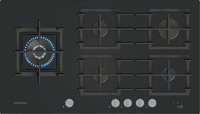 Siemens ER9A6SH40 iQ700 92cm 5 Burner Gas Hob, Black