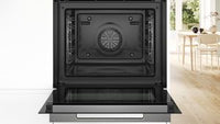 HRG7764B1B, Built-in oven with added steam function