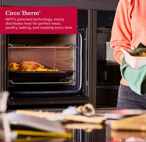 B64VS71G0B, Built-in oven with added steam function