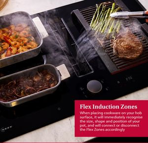 V68AUX4C0, Induction hob with integrated ventilation system