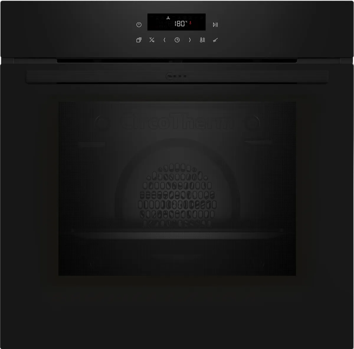 Neff B2CCJ7AK0B N30 Built-In Electric Single Oven with Pyrolytic Cleaning, Black, A+ Rated