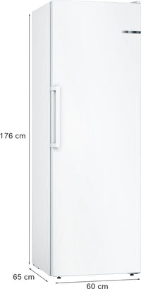 Bosch GSN33VWEPG Series 4 Frost Free Tall Freezer, White, E Rated