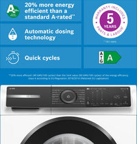 Bosch WGH254A0GB Series 6 Washing Machine, 10kg, 1400 Spin, White, A Rated