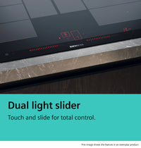 Siemens EX875LYV1E iQ700 81cm Induction Hob, Black