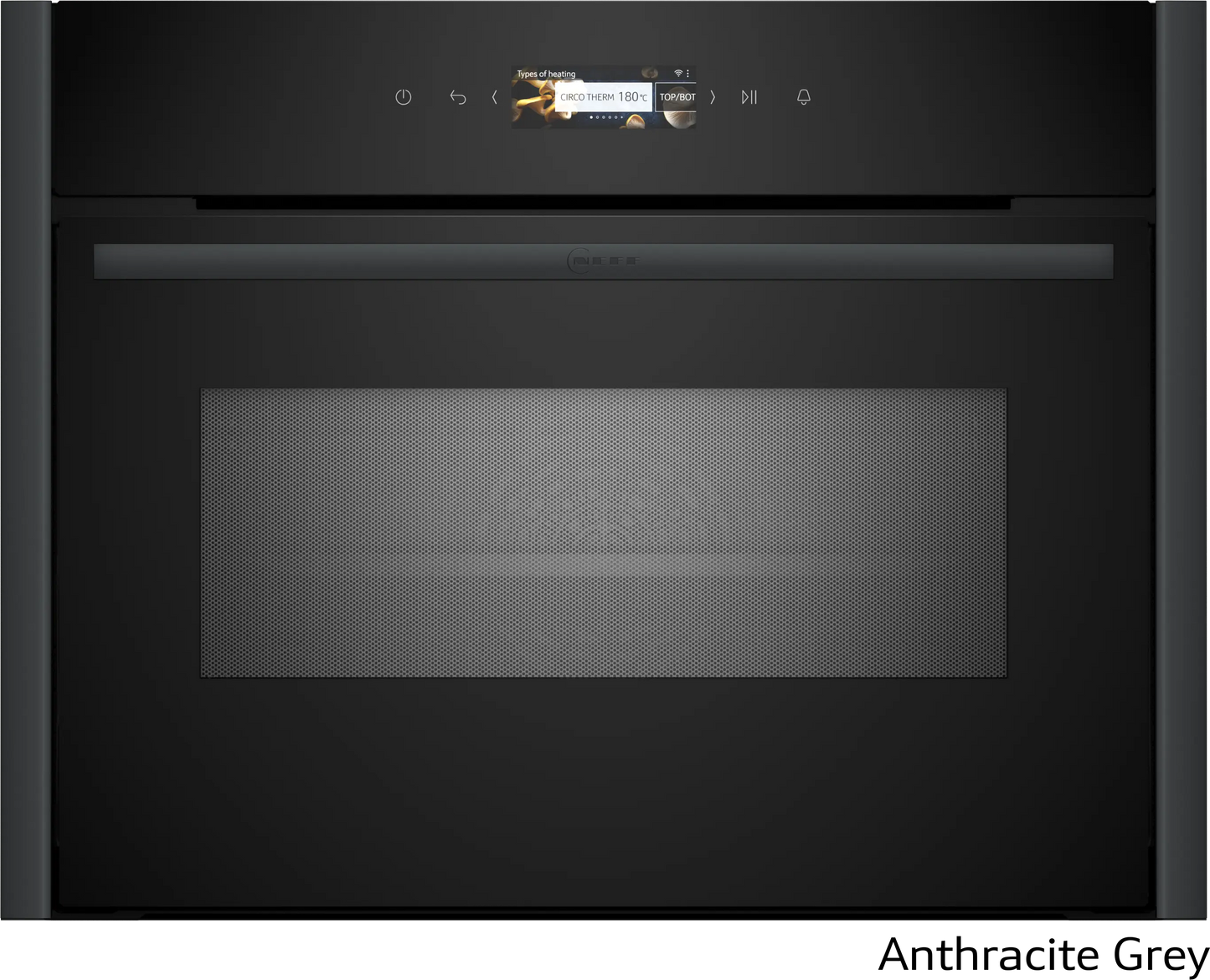 Neff C29MR21Y0B N70, Built-in compact oven with microwave function, 60 x 45 cm, Flex Design