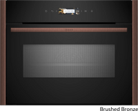 Neff C29MR21Y0B N70, Built-in compact oven with microwave function, 60 x 45 cm, Flex Design