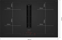 Siemens iQ700 EX81AHL26E 80cm Wide Matt Black Venting Induction Hob