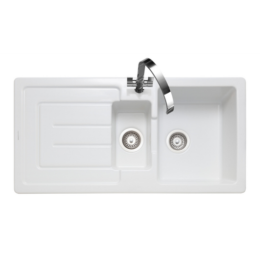 Rangemaster CAU10102WH/ Austell Sink
