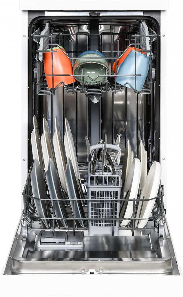 White Knight AT45FSDW Freestanding 45cm Dishwasher - White