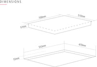 Caple 5 Burner Gas Hob