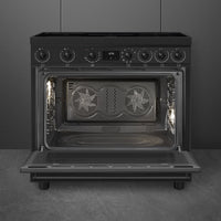 90 cm Cookers Sinfonia Induction, MF, Matt Black