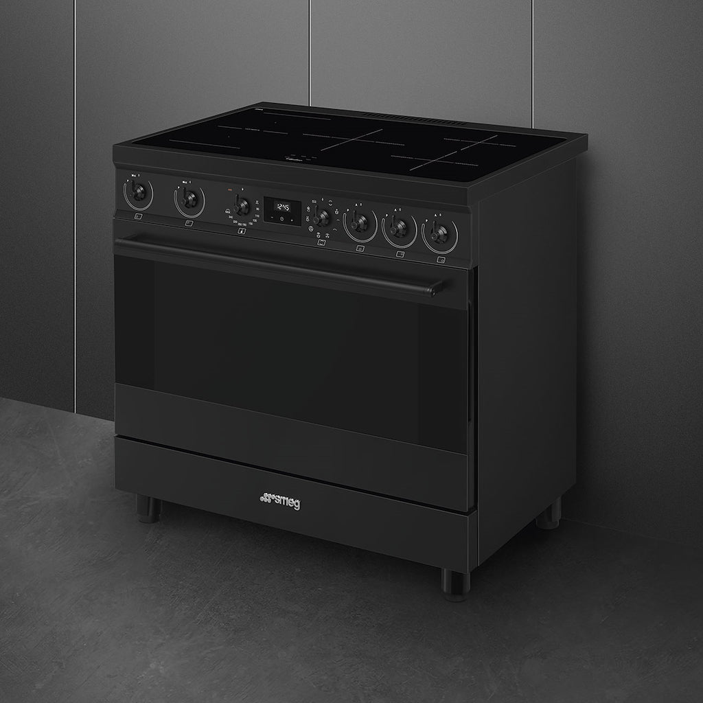 90 cm Cookers Sinfonia Induction, MF, Matt Black