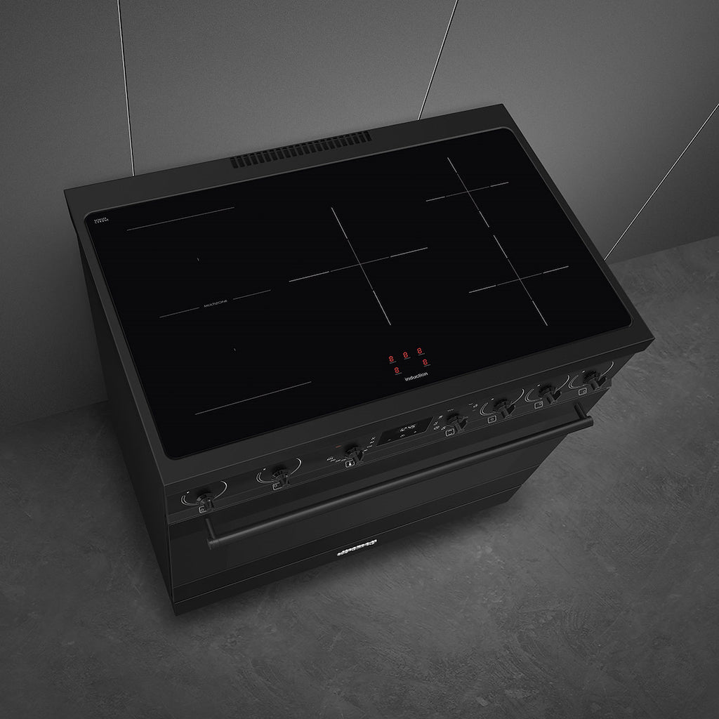 90 cm Cookers Sinfonia Induction, MF, Matt Black