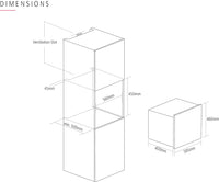 Caple CM123BK Built in Microwave