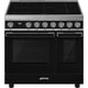 Smeg CPF92IMBL 90x60 cm Portofino Full Electric Cooker with Induction Hob