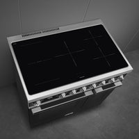 Smeg CPF92IMBL 90x60 cm Portofino Full Electric Cooker with Induction Hob