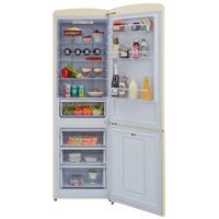 Retro 60cm Freestanding Frost Free 60/40 Fridge Freezer