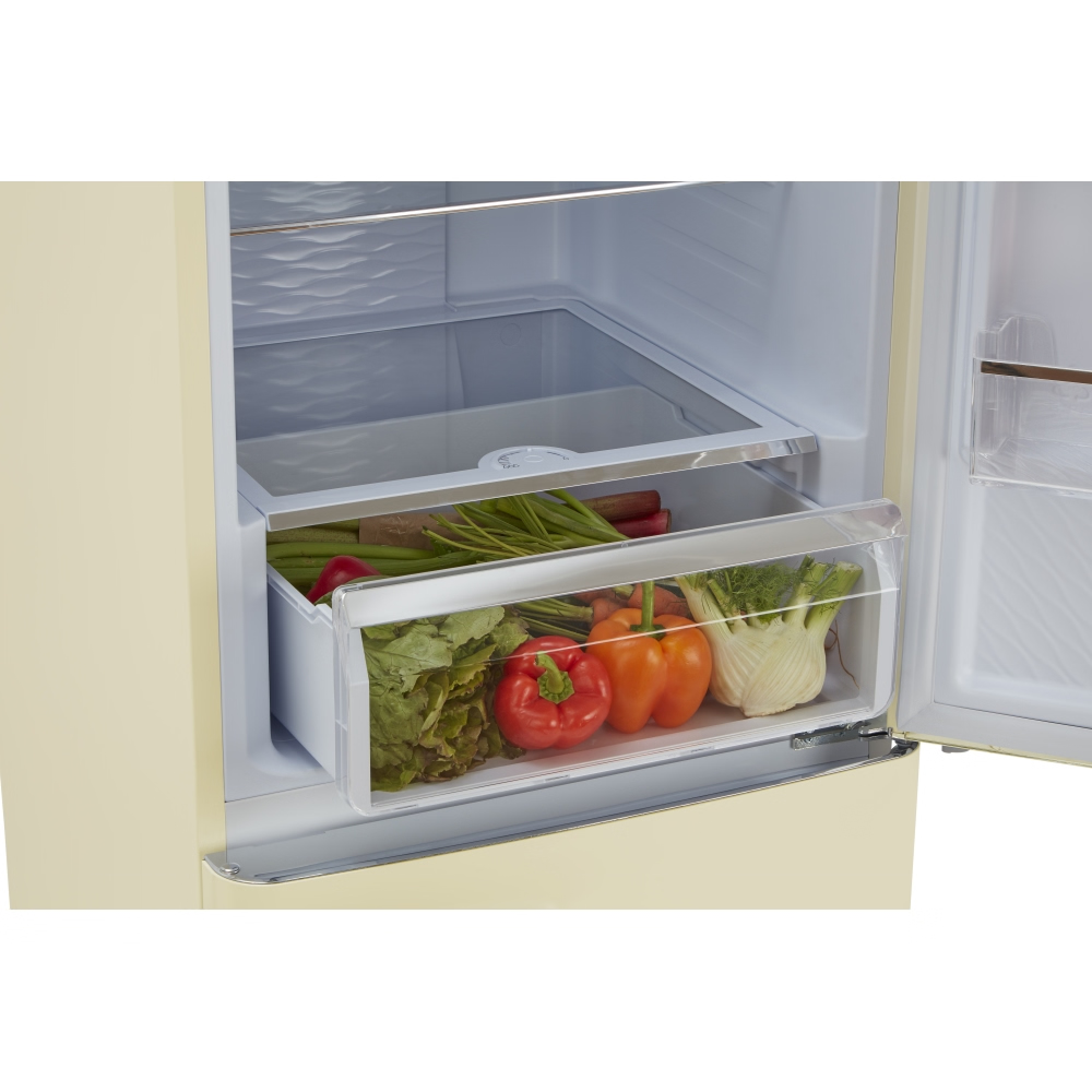 Retro 60cm Freestanding Frost Free 60/40 Fridge Freezer