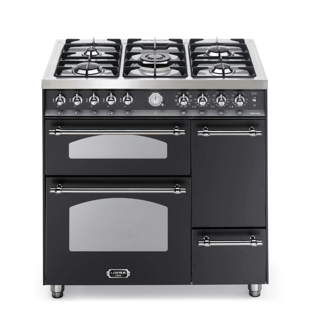 Dolcevita 90 cm Triple Electric Oven Dual Fuel Range Cooker