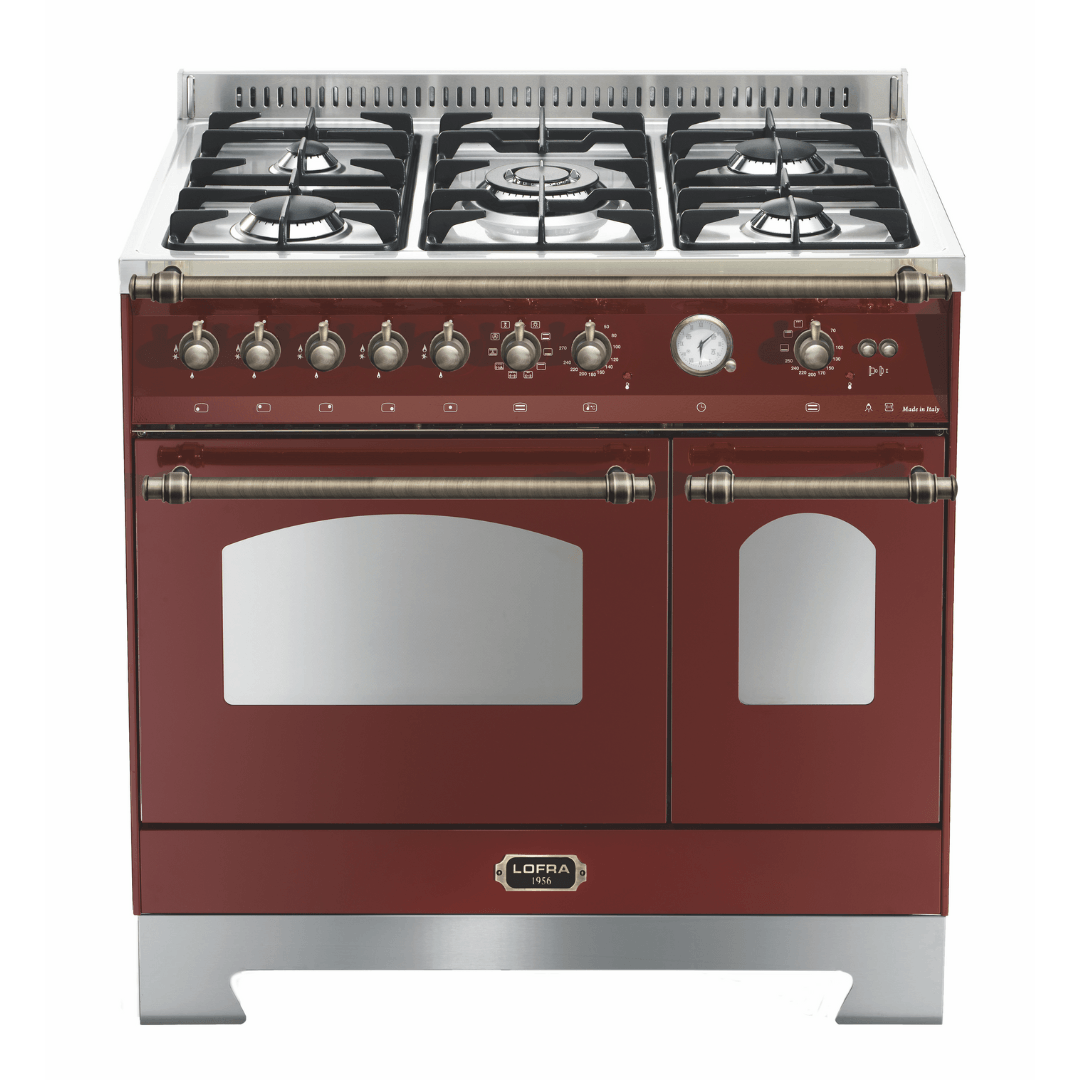Dolcevita 90 cm Double Electric Oven Dual Fuel Range Cooker