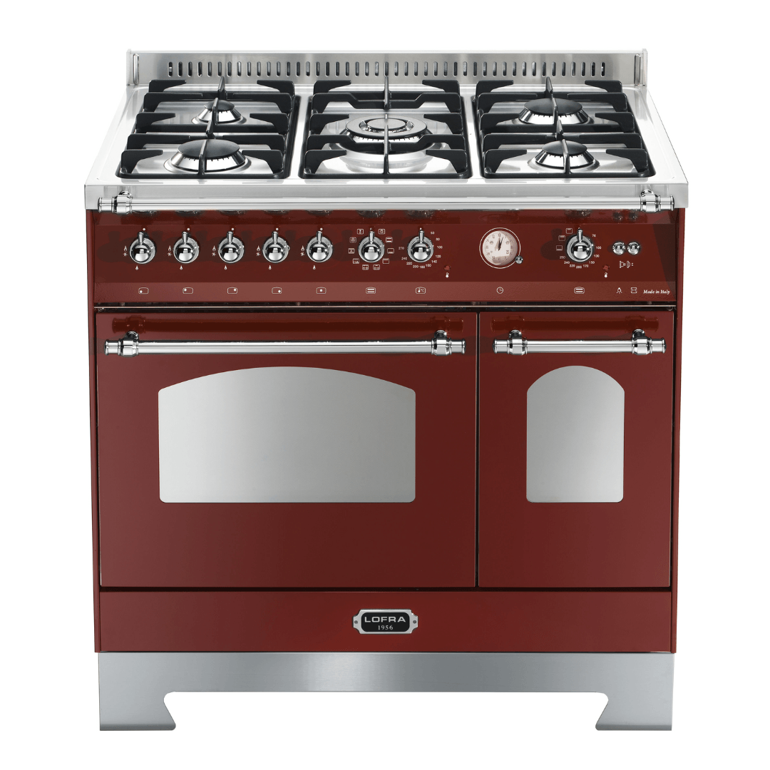 Dolcevita 90 cm Double Electric Oven Dual Fuel Range Cooker