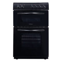 50cm Double Oven Electric Ceramic Cooker Black