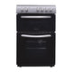 50cm Double Oven Electric Ceramic Cooker Silver