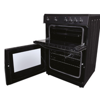 Statesman EDC60B 60cm Double Oven Electric Ceramic Cooker Black