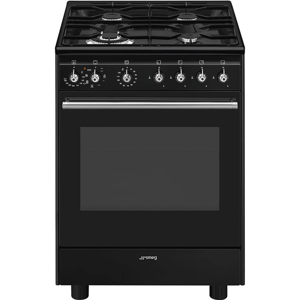 Smeg CX61GMBL Dual Fuel 60cm Cooker