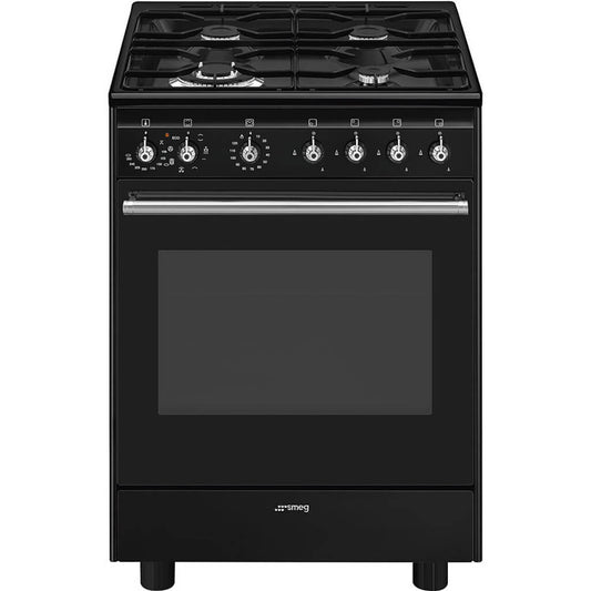 Smeg CX61GMBL Dual Fuel 60cm Cooker