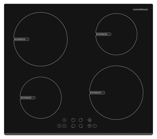 NordMende HCI62FL 60cm 4 Zone Induction Hob Black Glass