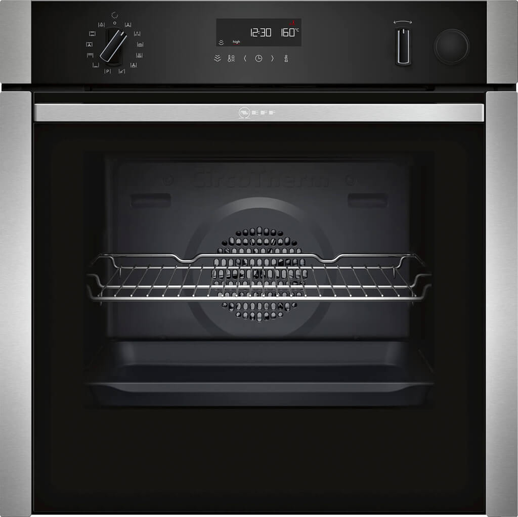 Neff B3AVH4HN1, Built-in oven with added steam function