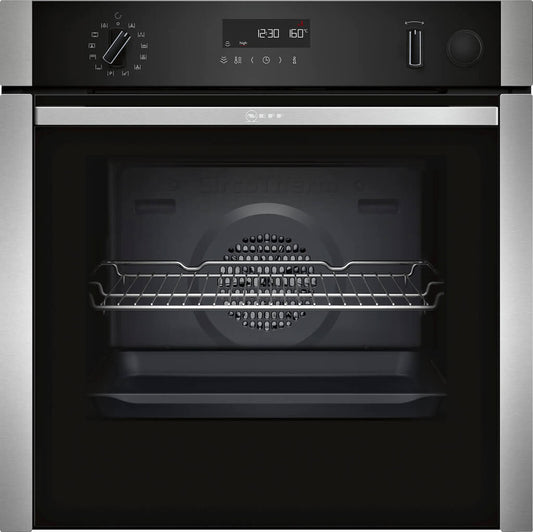 Neff B3AVH4HN1, Built-in oven with added steam function