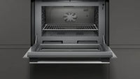 Neff C1APG64N0B, Built-in compact microwave with steam function
