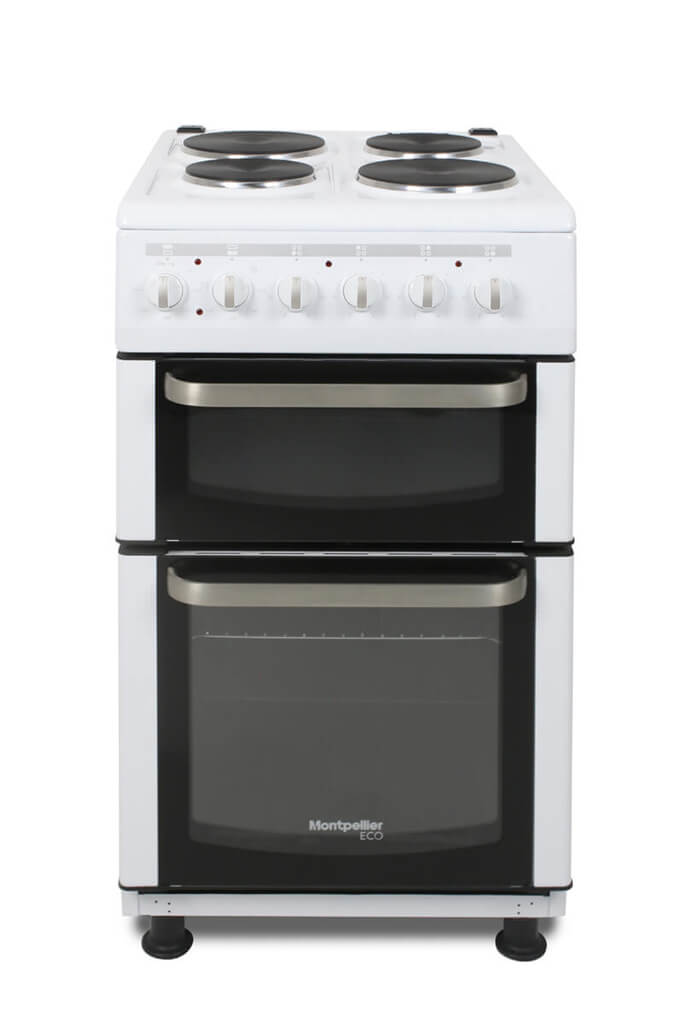 Montpellier Eco TCE51W 50cm Twin Cavity Electric Cooker
