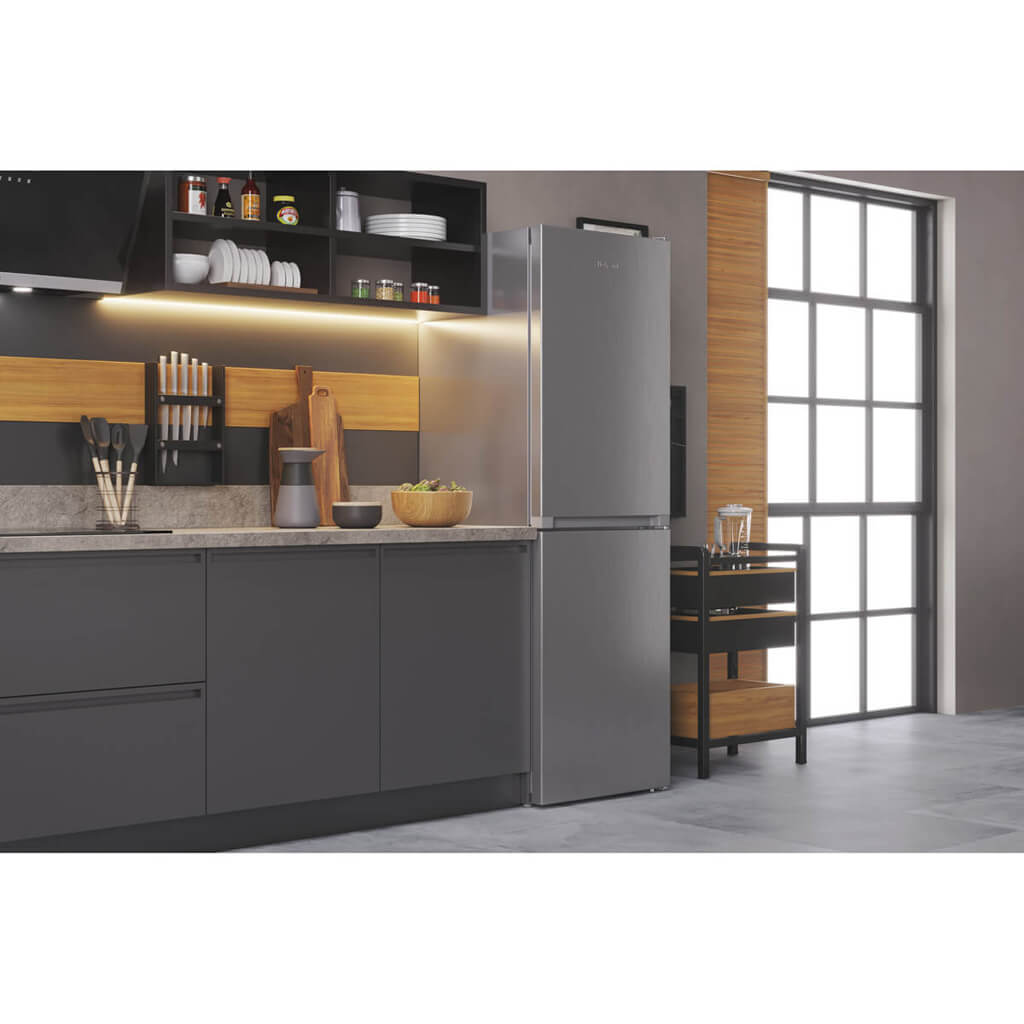 Hotpoint HTFC850TI1X1 Freestanding Fridge Freezer - Inox